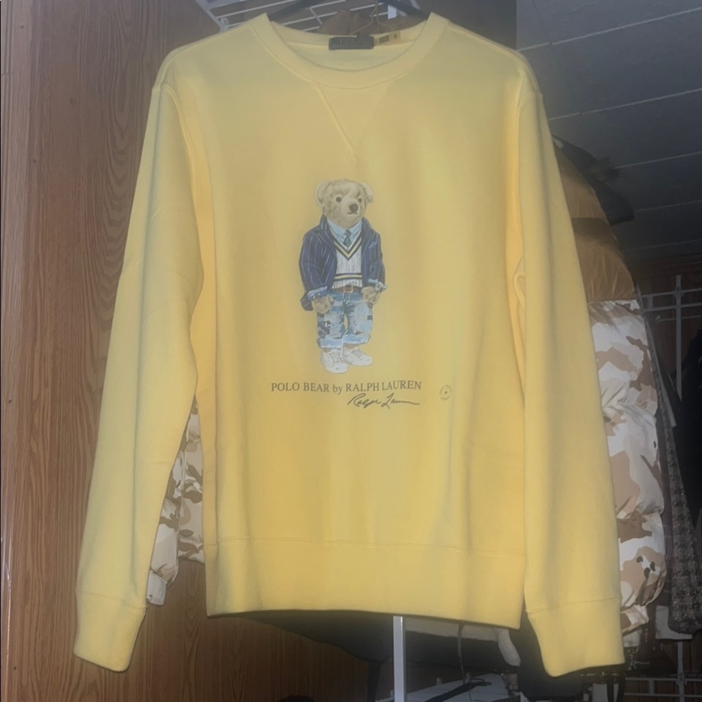 Polo by Ralph Lauren Yellow Crewneck Sweater